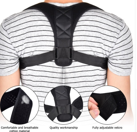 Adjustable Posture Corrector Back Support Strap
